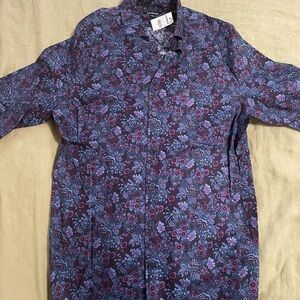 NWT express men’s floral button down